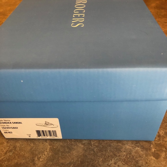 SOLD!!! Jack Rogers Georgica Sandals (Red) - Picture 4 of 4